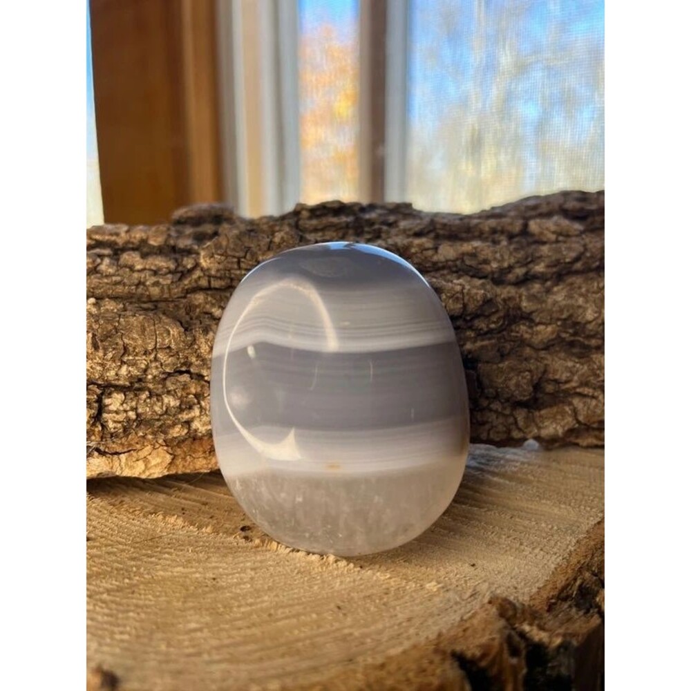 Crystal Palmstone Banded Agate Quartz Dendritic